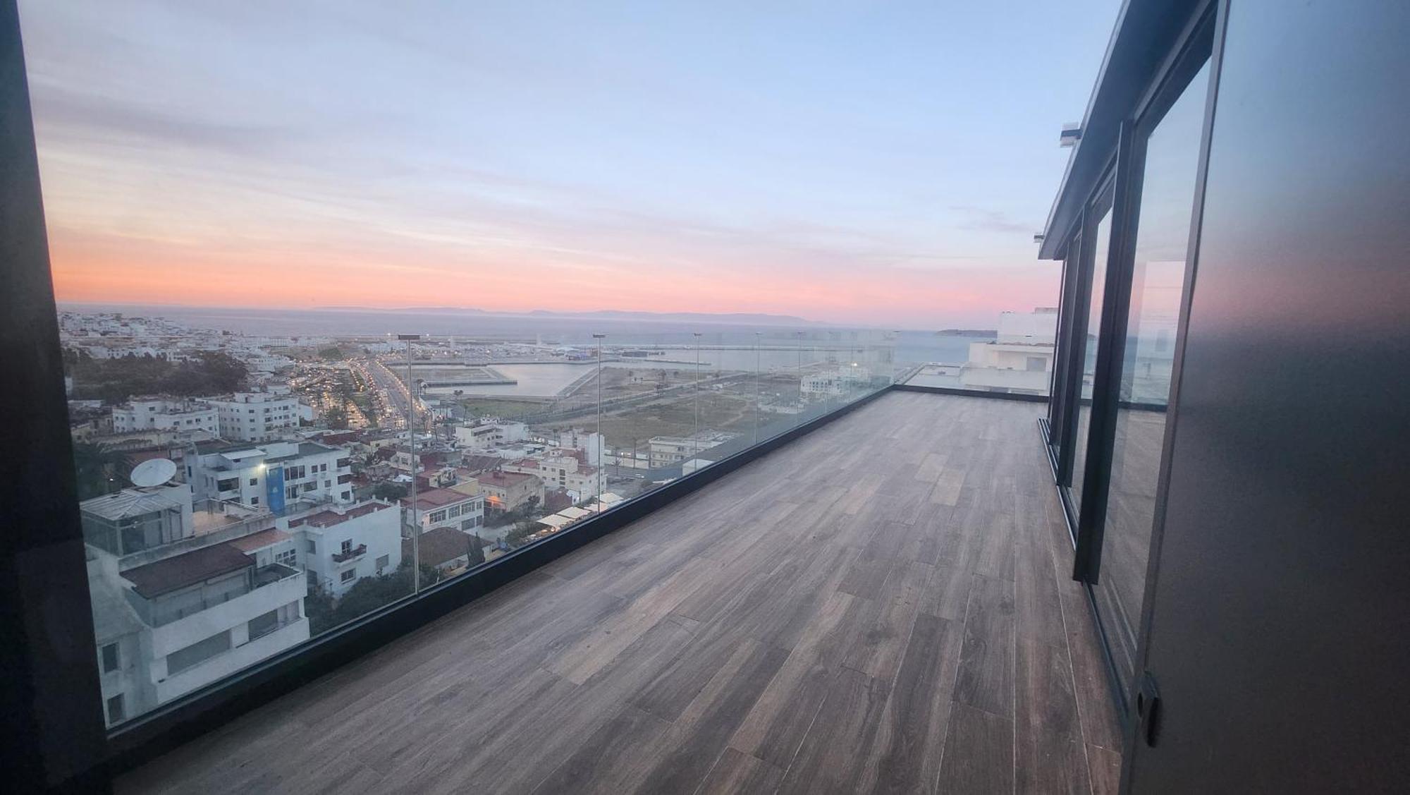 Magnifique Penthouse 160M2 Terrasse 90M2 Vue Mer Tanger Eksteriør billede